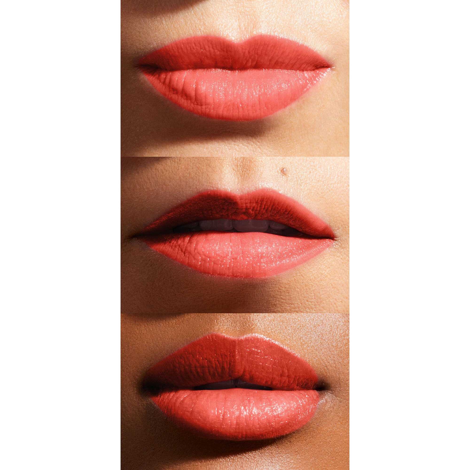 Light Candy Apple Red Tinted Lip Balm on Lips